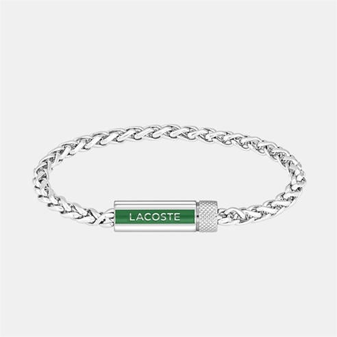 Lacoste - Lacoste Mens Spelt Stainless Steel Bracelet