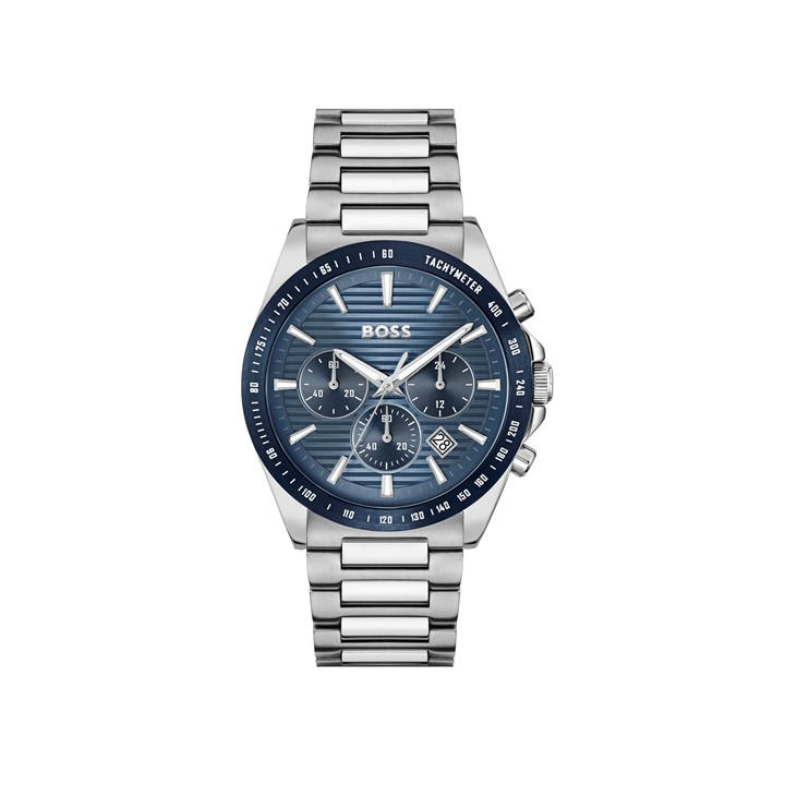 Boss Men's Silver Gents Strike Chronograph Watch