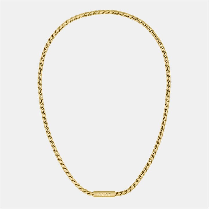 Boss Men's Gold Gents Doran Light Yellow Ip Necklace