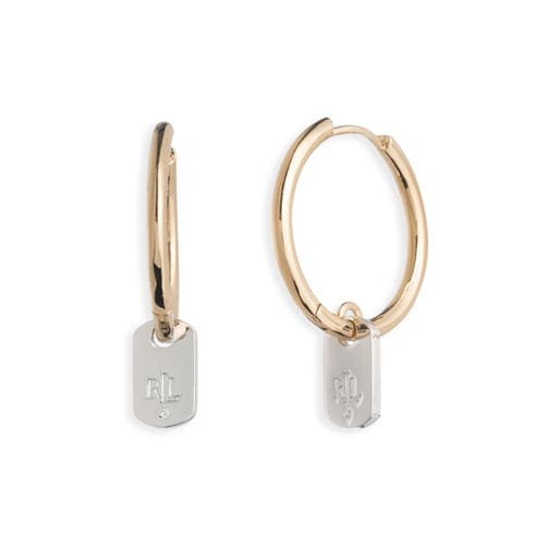 LAUREN BY RALPH LAUREN - Lauren Ralph Lauren Gold & Silver Tag Drop Earrings