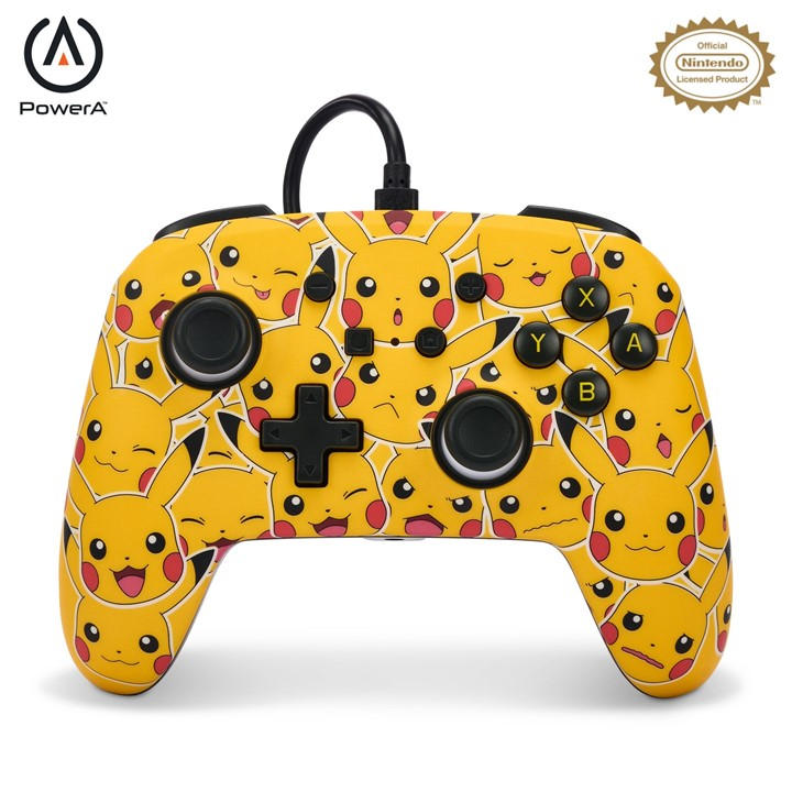 Powera Unisex Multi Enhanced Wired Controller For Nintendo Switch - Pikachu Moods