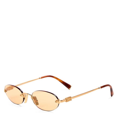 MIU MIU - Women's 0MU A54S Round Sunglasses