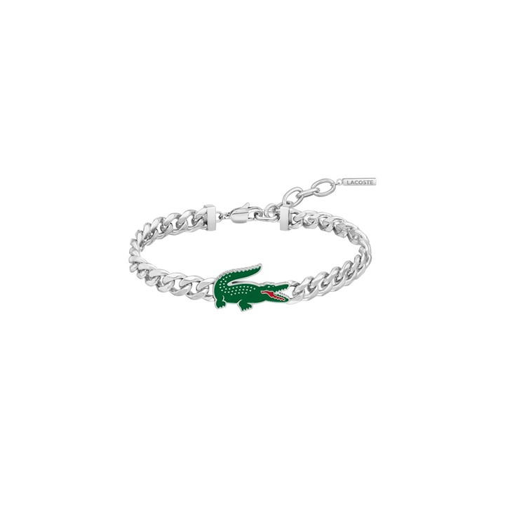 Lacoste Men's Silver Arthor Stainless Steel Bracelet