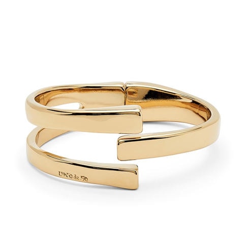 UNOde50 - UNOde50 18k Gold-Plated Rigid Bracelet