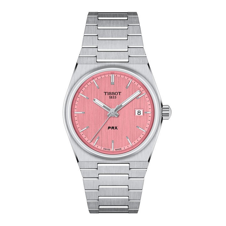 Tissot Men's Silver Prx Quartz 35Mm Watch Xl Boys
