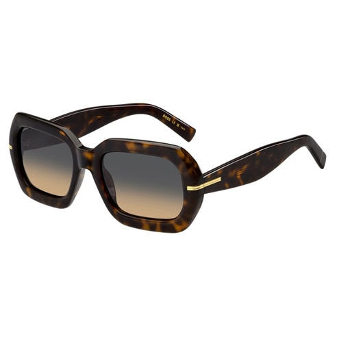 Boss - Women's Rectangular Round Sunglasses