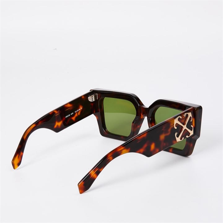 Havana/Green - OFF WHITE - Square Sunglasses