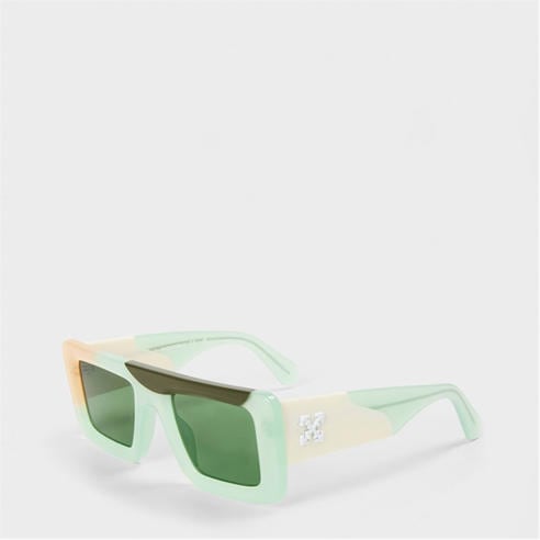 OFF WHITE - Geometric UV Protection Square Sunglasses
