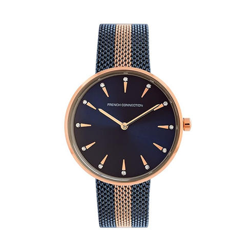 French Connection - Connection Blue Dial Analog Watch For Women