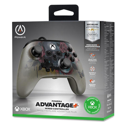 PowerA - Advantage Plus Wired Controller for Xbox Series XS - Bloom & Gloom