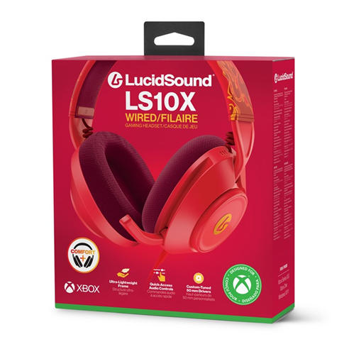 PowerA - LucidSound LS10X Gen 2 Wired Gaming Headset for Xbox Series XS - Red Blaze