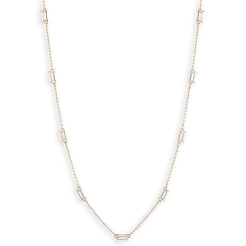 Lauren by Ralph Lauren - Lauren Ralph Lauren Gold Tone & Crystal Station Collar Necklace