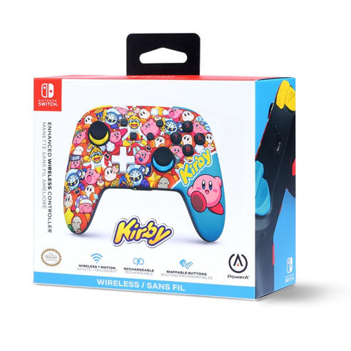 PowerA - Enhanced Wireless Controller for Nintendo Switch - World of Kirby