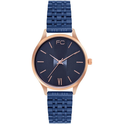 French Connection - Connection Aiko BLUE Round Analog Watch for Women