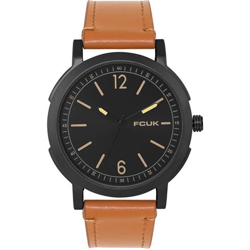 FCUK - Black Dial Analog Watch For Men