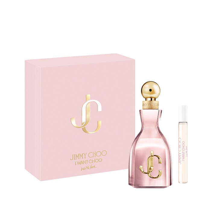 White - Jimmy Choo - Jimmy Choo I Want Choo with Love Gift Set: Eau de Parfum 60ml + Travel Spray 10ml