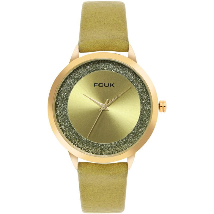 Fcuk Analog Watch For Women In Green