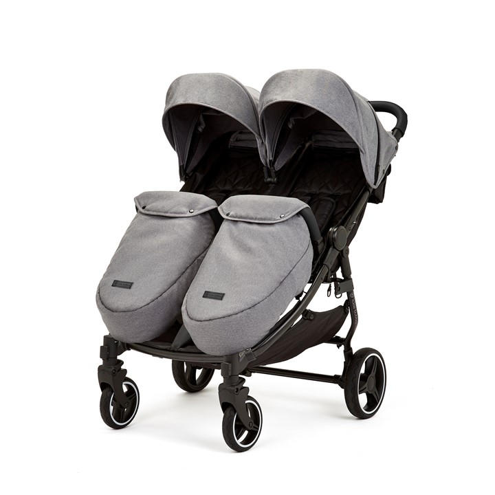 Ickle Bubba Unisex Kids Grey Venus Double Stroller - Max