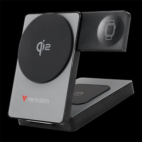 Verbatim - Verbatim Charge ‘n’ Go 5000mAh Qi2 Magnetic Wireless Charging Power Bank