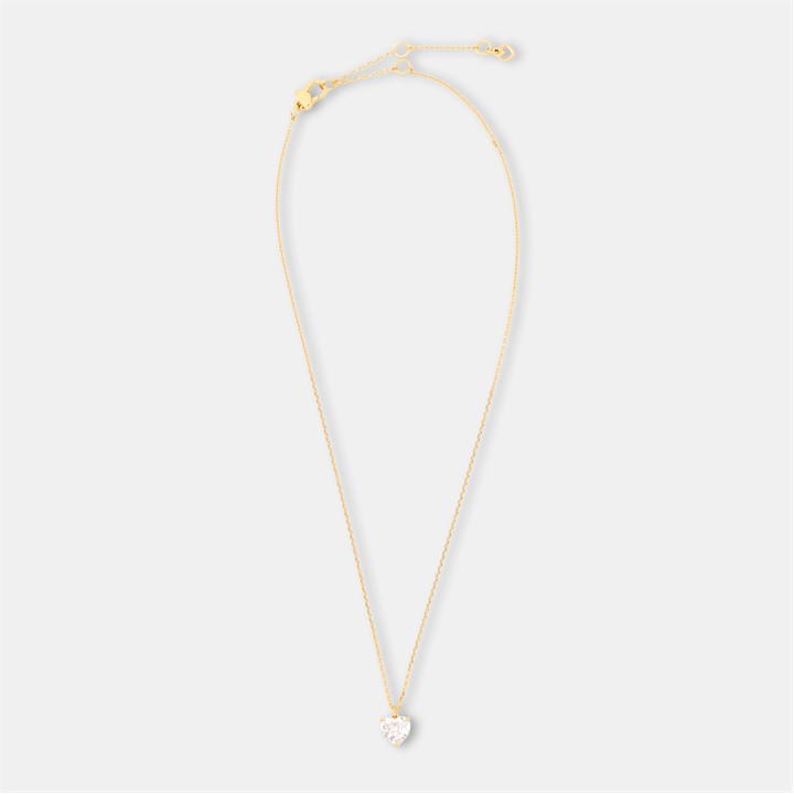 Clear/Gold - KATE SPADE - KS Heart Pendant Ld54