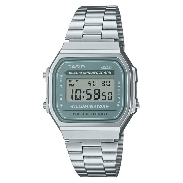 Casio A168wa Watch In Silver