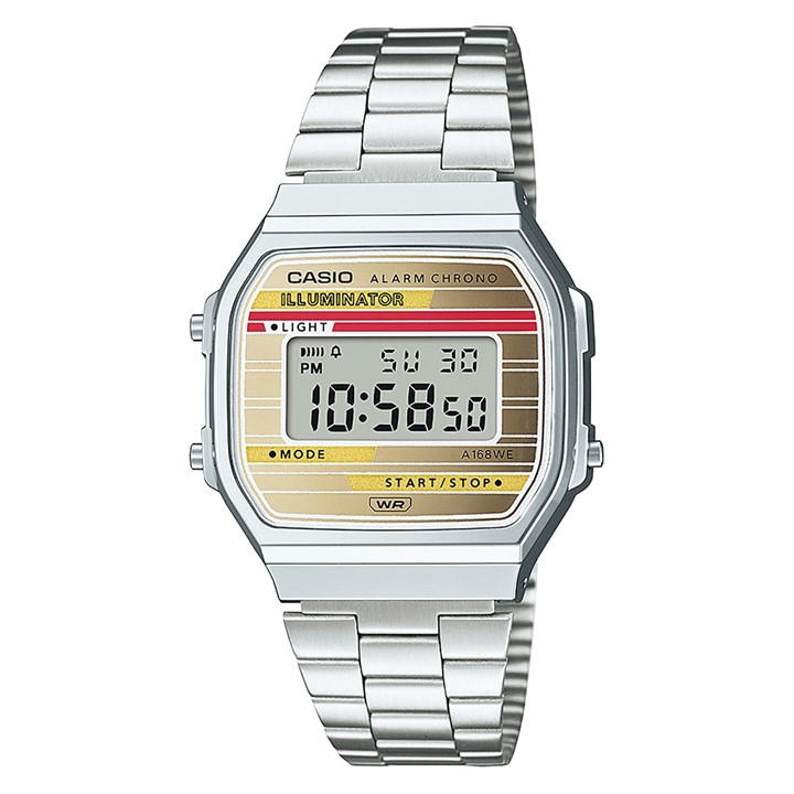 Casio A168weha-9aef Watch In Silver