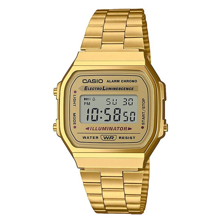 Casio A168wg-9ef Watch In Gold