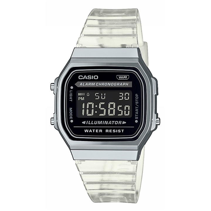 Casio A168xes-1bef Watch In Silver
