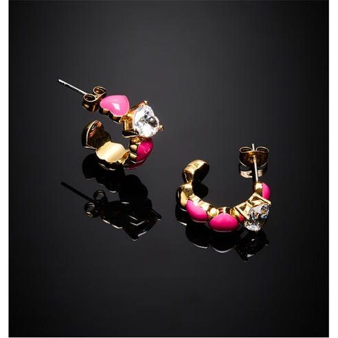Chiara Ferragni - Women's Small High-Shine Hoop Earrings