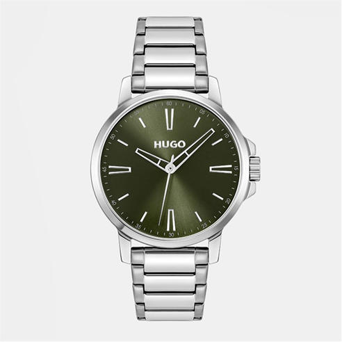 Hugo - Gents HUGO #SMOOTH Stainless Steel Bracelet Watch