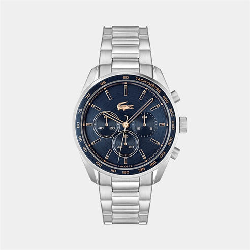 Lacoste - Lacoste Mens Boston Stainless Steel Chronograph Watch