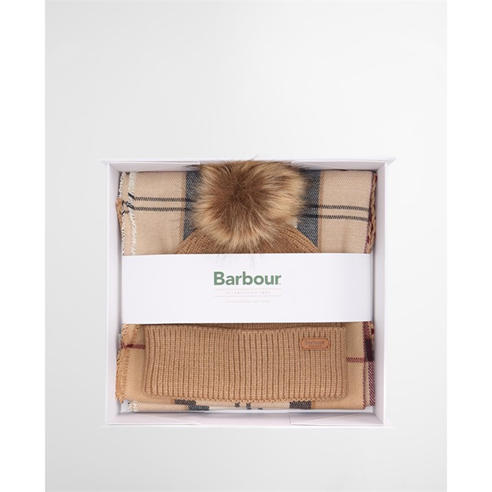 Barbour - Dover Beanie & Hailes Scarf Gift Set