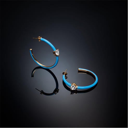 Chiara Ferragni - Women's Classic Hoop Earrings