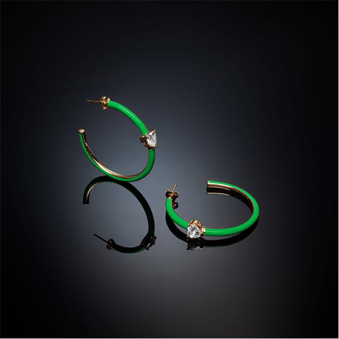Chiara Ferragni - Women's Sculptural Hoop Earrings
