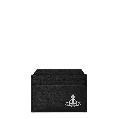 VIVIENNE WESTWOOD - Men's Textured Leather Milano Orb Card Holder