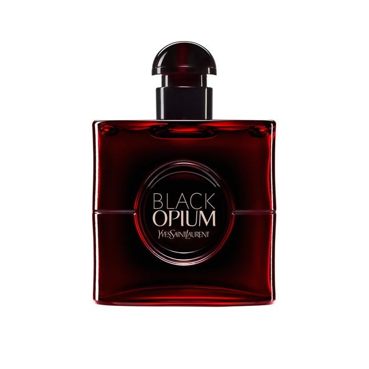 Saint Laurent L Black Opium Eau De Parfum Over Red