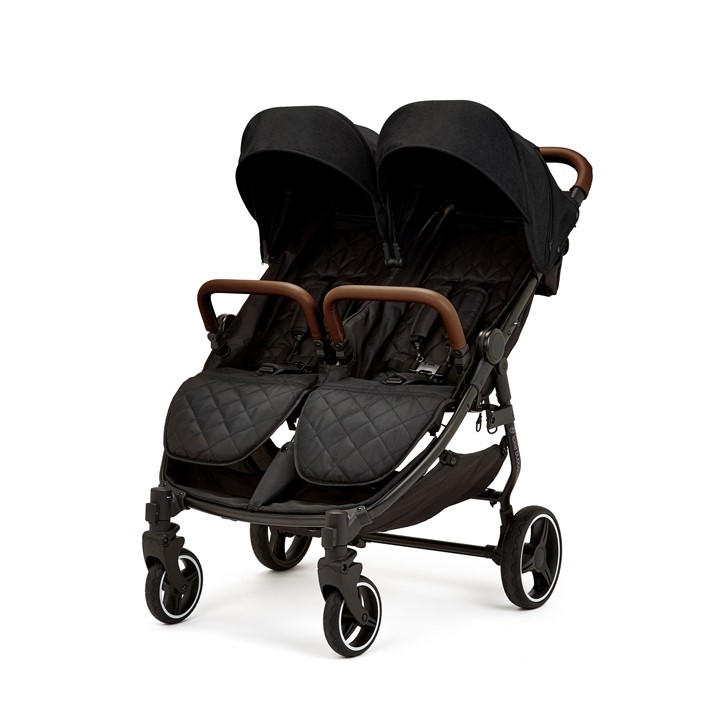 Ickle Bubba Unisex Kids Black Venus Double Stroller