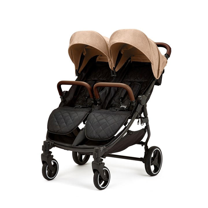 Ickle Bubba Unisex Kids Beige Venus Double Stroller