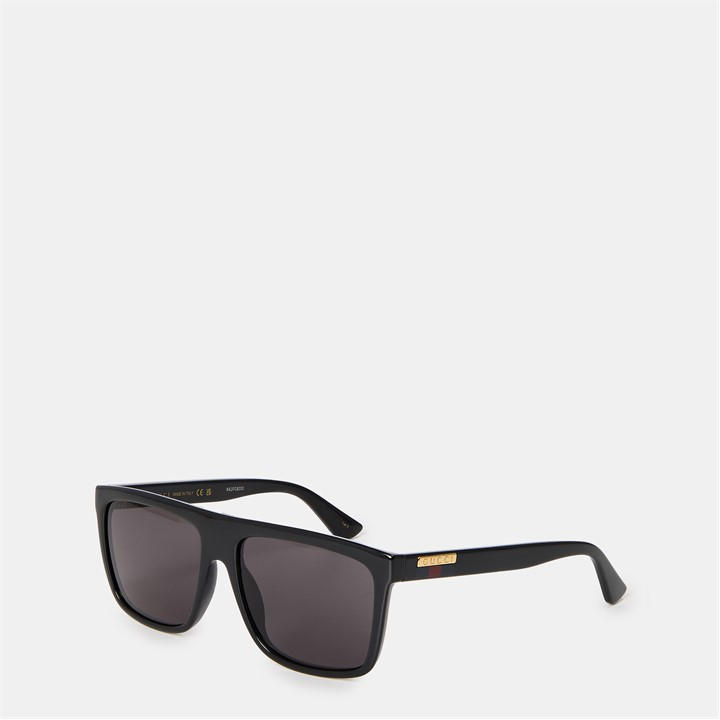 Gucci Web Square Sunglasses In Black
