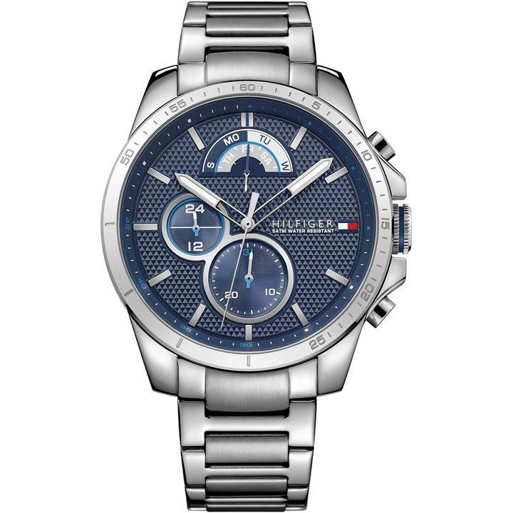 TOMMY HILFIGER SEMI GLOSS DIAL WATCH