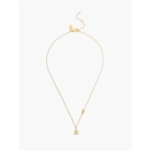 COACH - COACH PAVE ICONS CHERRY PENDANT NECKLACE