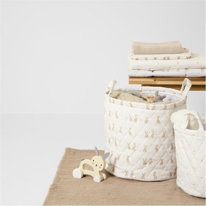Ickle Bubba Unisex Beige 2 Pack Storage Baskets