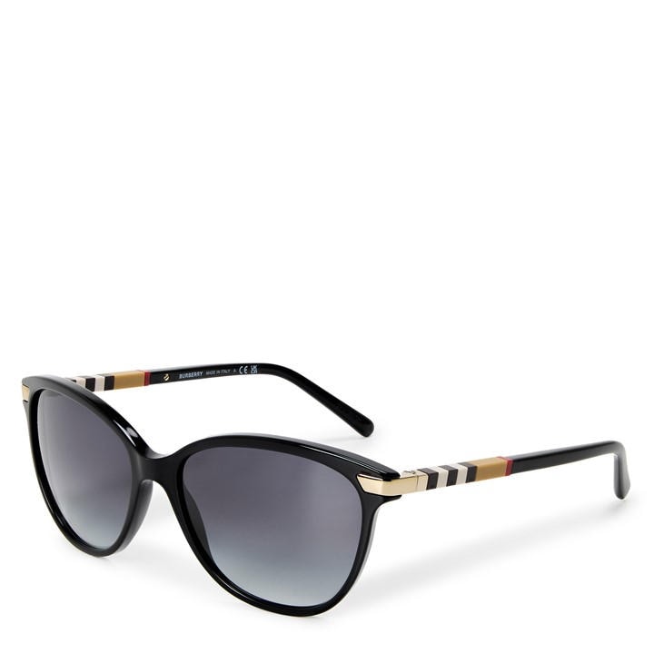 Dark Havana - BURBERRY - Women's Round Sunglasses