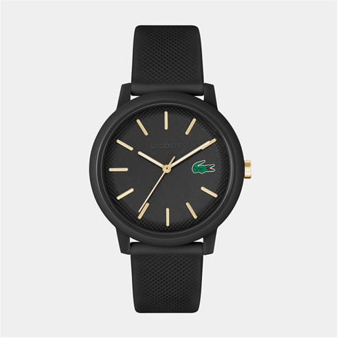 Lacoste - Lacoste.12.12 Men’s Black Silicone Strap Watch