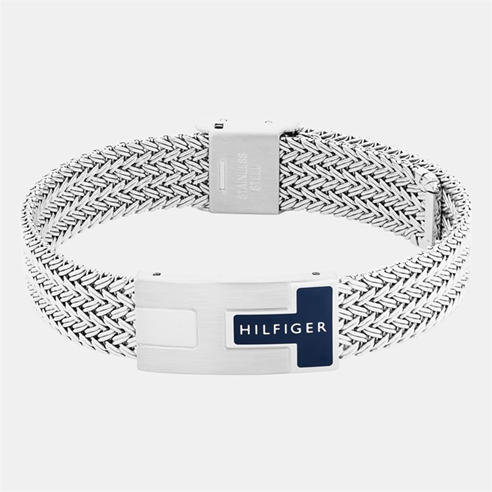 Tommy Hilfiger - Tommy Hilfiger Men’s Nautical  Stainless Steel Mesh Bracelet