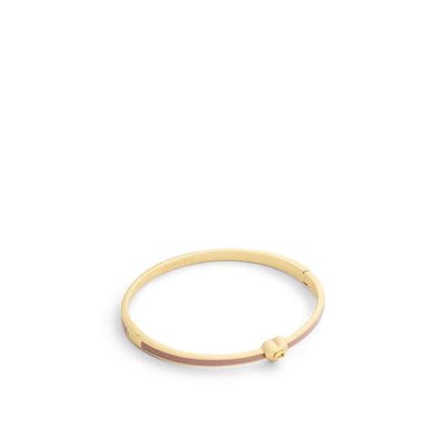 COACH - Heart Enamel Thin Hinged Bangle