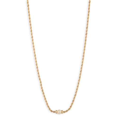 Lauren by Ralph Lauren - Gold & Pearl Rope Necklace