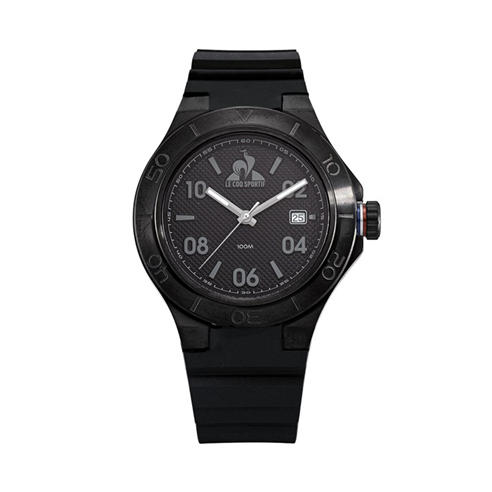 Le Coq Sportif - Integrated Black Plastic Digital Watch
