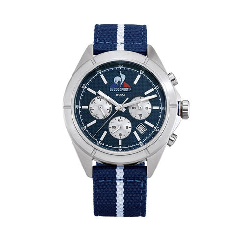 Le Coq Sportif - Essential Blue Nylon Digital Watch