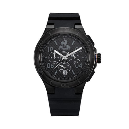 Le Coq Sportif - Integrated Black Plastic Digital Watch